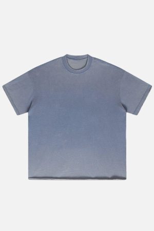 Concert Outfit Solid Color Pullover Tee