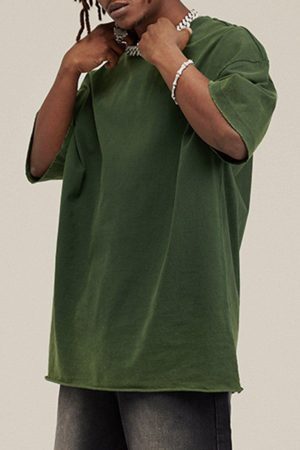 Concert Outfit Solid Color Pullover Tee