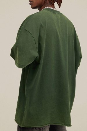 Concert Outfit Solid Color Pullover Tee