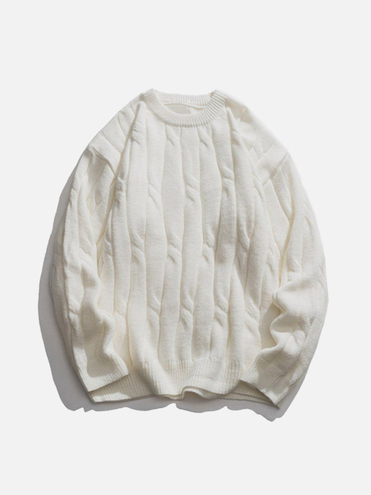 Concert Outfit Solid Color Woven Sweater Concert Outfit Solid Color Woven Sweater