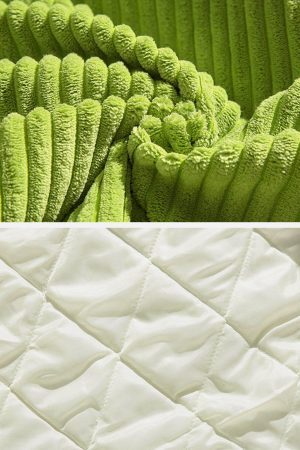 Concert Outfit Solid Corduroy Oversized Pocket Winter Coat