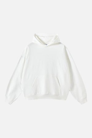 Concert Outfit Solid Cotton Hoodie