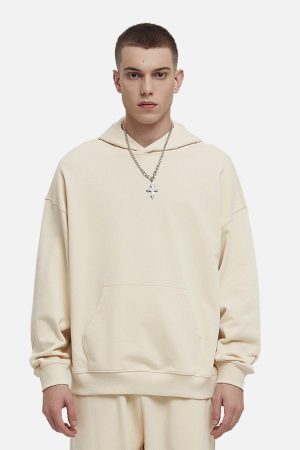 Concert Outfit Solid Cotton Hoodie