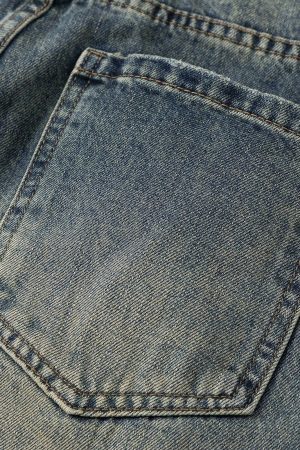 Concert Outfit Solid Vintage Loose Jeans