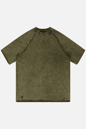 Concert Outfit Solid Washed Essential Tee