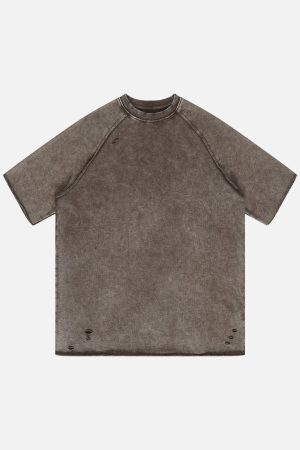 Concert Outfit Solid Washed Essential Tee