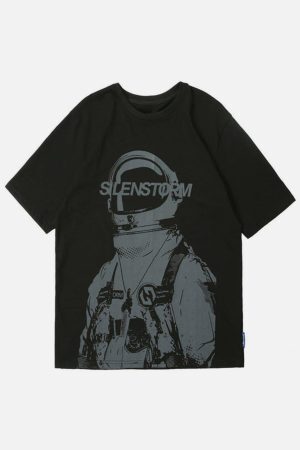 Concert Outfit Space Astronaut Graphic Cotton Tee