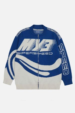 Concert Outfit SPEED' Print Cardigan