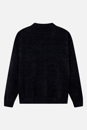 Concert Outfit Spider Knit Mohair Sweater