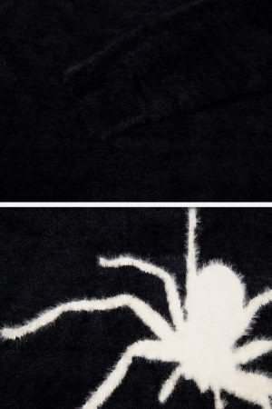 Concert Outfit Spider Knit Mohair Sweater