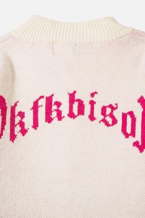 Concert Outfit Spider Loose Sweater Coat