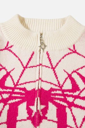 Concert Outfit Spider Loose Sweater Coat