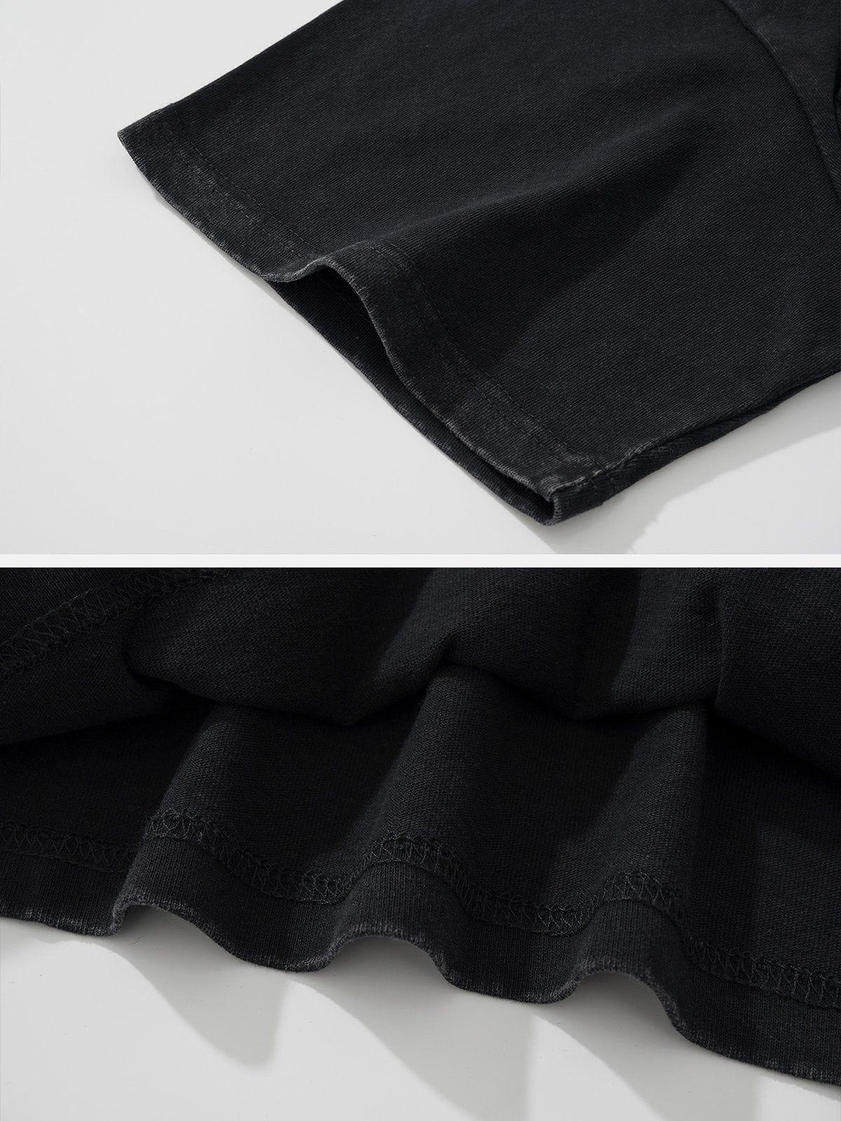 Concert Outfit Spider Print Washed Tee Concert Outfit Spider Print Washed Tee