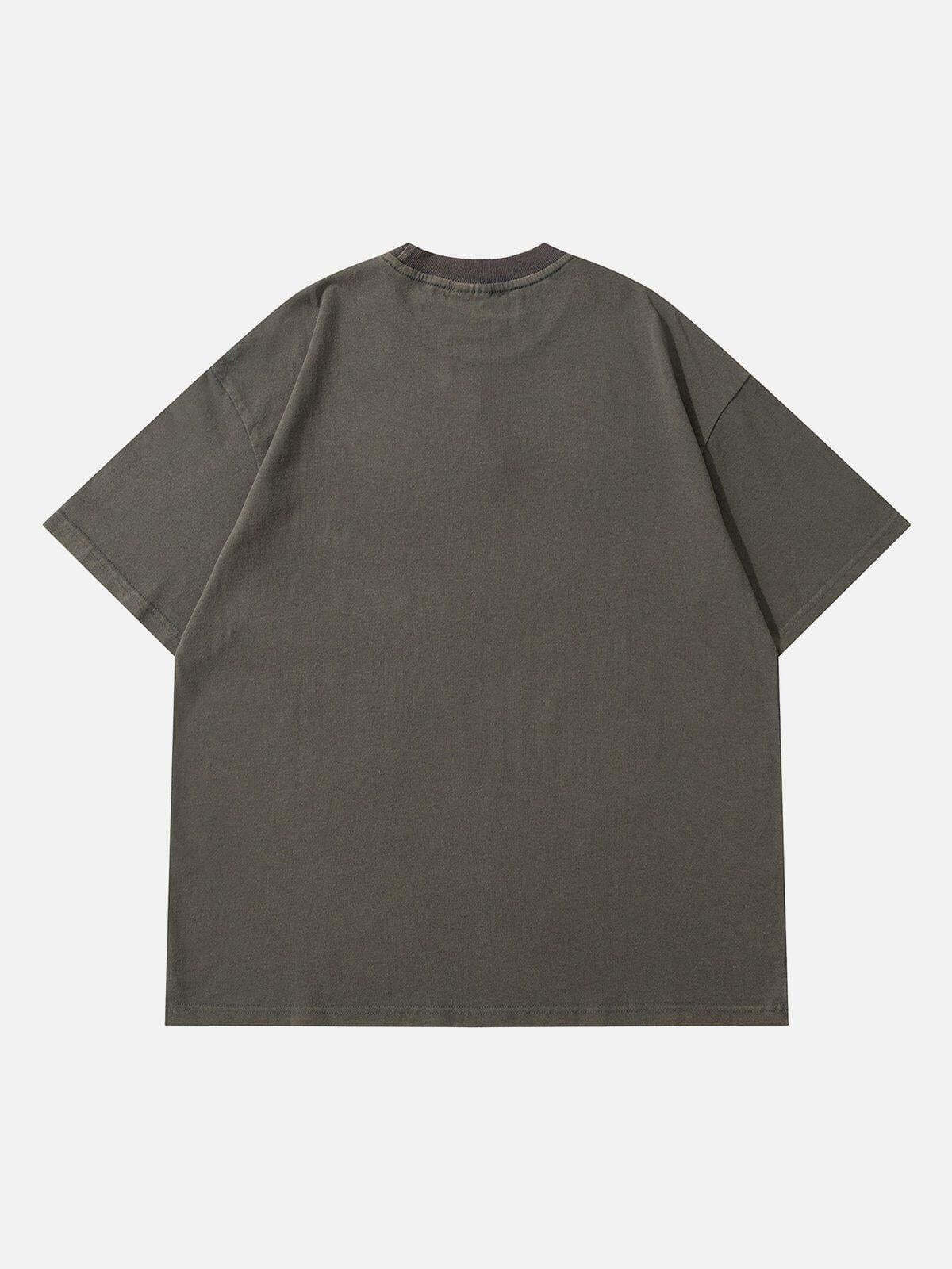 Concert Outfit Spider Print Washed Tee Concert Outfit Spider Print Washed Tee