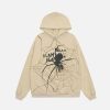 Concert Outfit Spider Shadow Print Hoodie