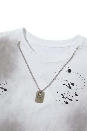 Concert Outfit Splatter Paint Necklace Vest