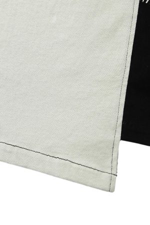 Concert Outfit Spliced Deconstruction Print T-Shirt