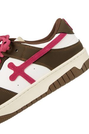 Concert Outfit Splicing Skateboard Sneakers