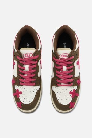 Concert Outfit Splicing Skateboard Sneakers