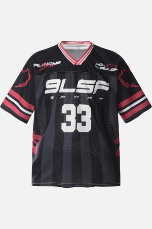 Concert Outfit Sport Jersey V-Neck T-Shirt