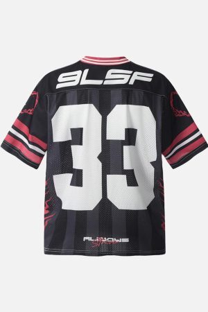 Concert Outfit Sport Jersey V-Neck T-Shirt