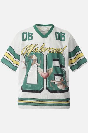 Concert Outfit Sports Jersey V-Neck T-Shirt