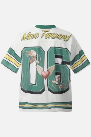 Concert Outfit Sports Jersey V-Neck T-Shirt