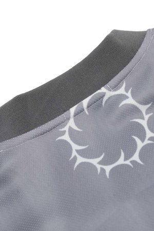 Concert Outfit Sports Patchwork Jersey Letter Print T-Shirt