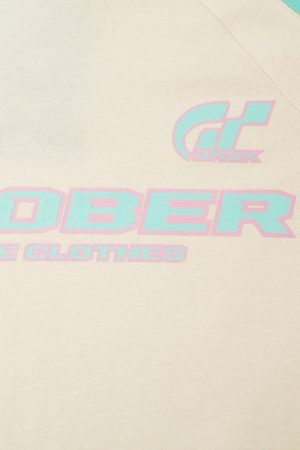 Concert Outfit Sports Style Color-Blocked Splicing T-Shirt