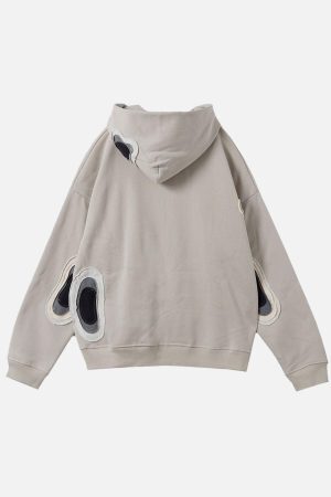 Concert Outfit Spot Patchwork Hoodie