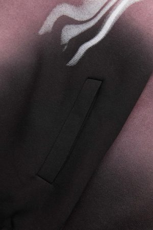 Concert Outfit Spray Smoke Gradient Hoodie