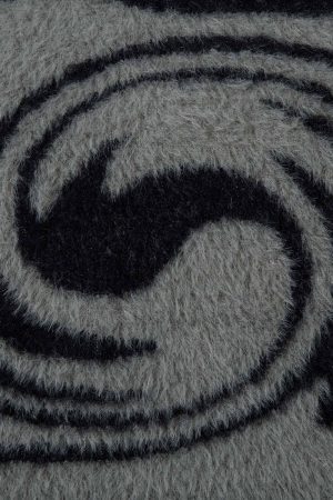 Concert Outfit Stand Collar Striped Zip Up Fleece Sweater