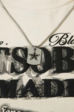 Concert Outfit Star Chain Butterfly Long Sleeve T-Shirt