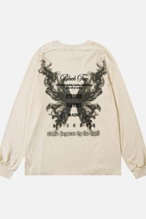 Concert Outfit Star Chain Butterfly Long Sleeve T-Shirt