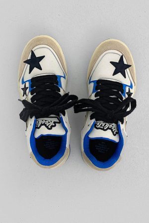 Concert Outfit Star Color Blocking Skate Shoes