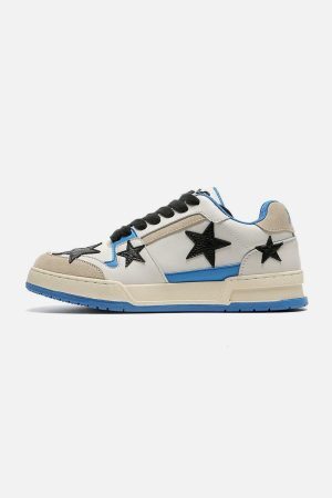 Concert Outfit Star Color Blocking Skate Shoes