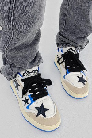Concert Outfit Star Color Blocking Skate Shoes