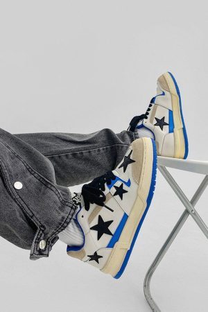 Concert Outfit Star Color Blocking Skate Shoes