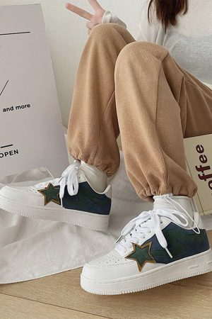 Concert Outfit Star Color Matching Casual Shoes