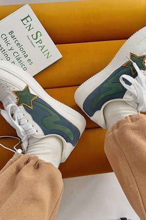 Concert Outfit Star Color Matching Casual Shoes