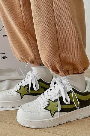 Concert Outfit Star Color Matching Casual Shoes