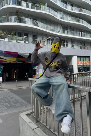 Concert Outfit Star Embroidered Hooded Sweatshirt