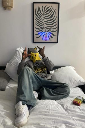 Concert Outfit Star Embroidered Hooded Sweatshirt