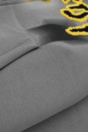 Concert Outfit Star Embroidered Hooded Sweatshirt