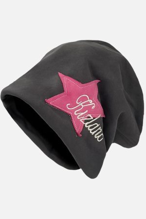 Concert Outfit Star Embroidered Wrap Hat