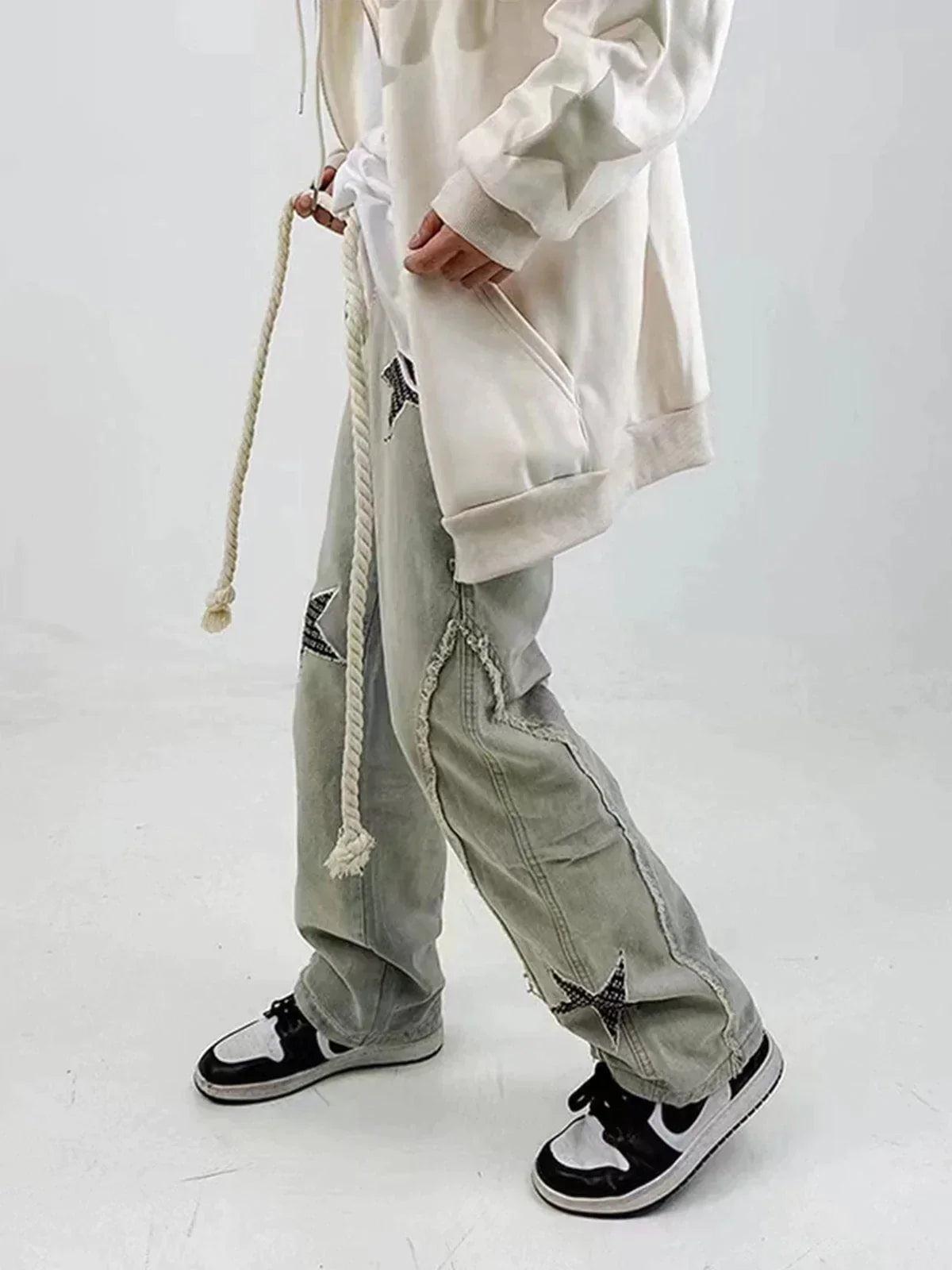 Concert Outfit Star Embroidery Jeans Concert Outfit Star Embroidery Jeans