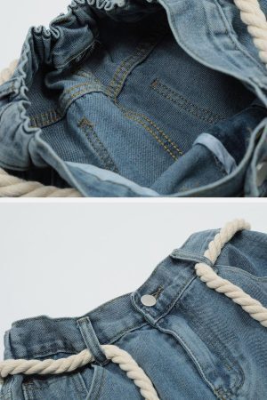 Concert Outfit Star Embroidery Jeans