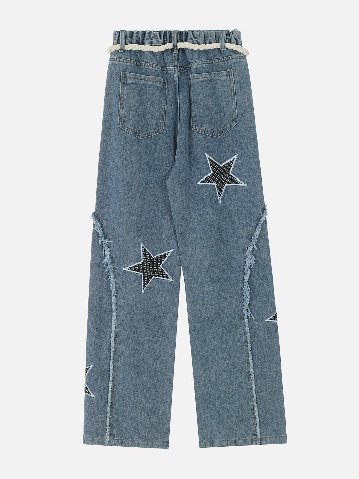 Concert Outfit Star Embroidery Jeans Concert Outfit Star Embroidery Jeans
