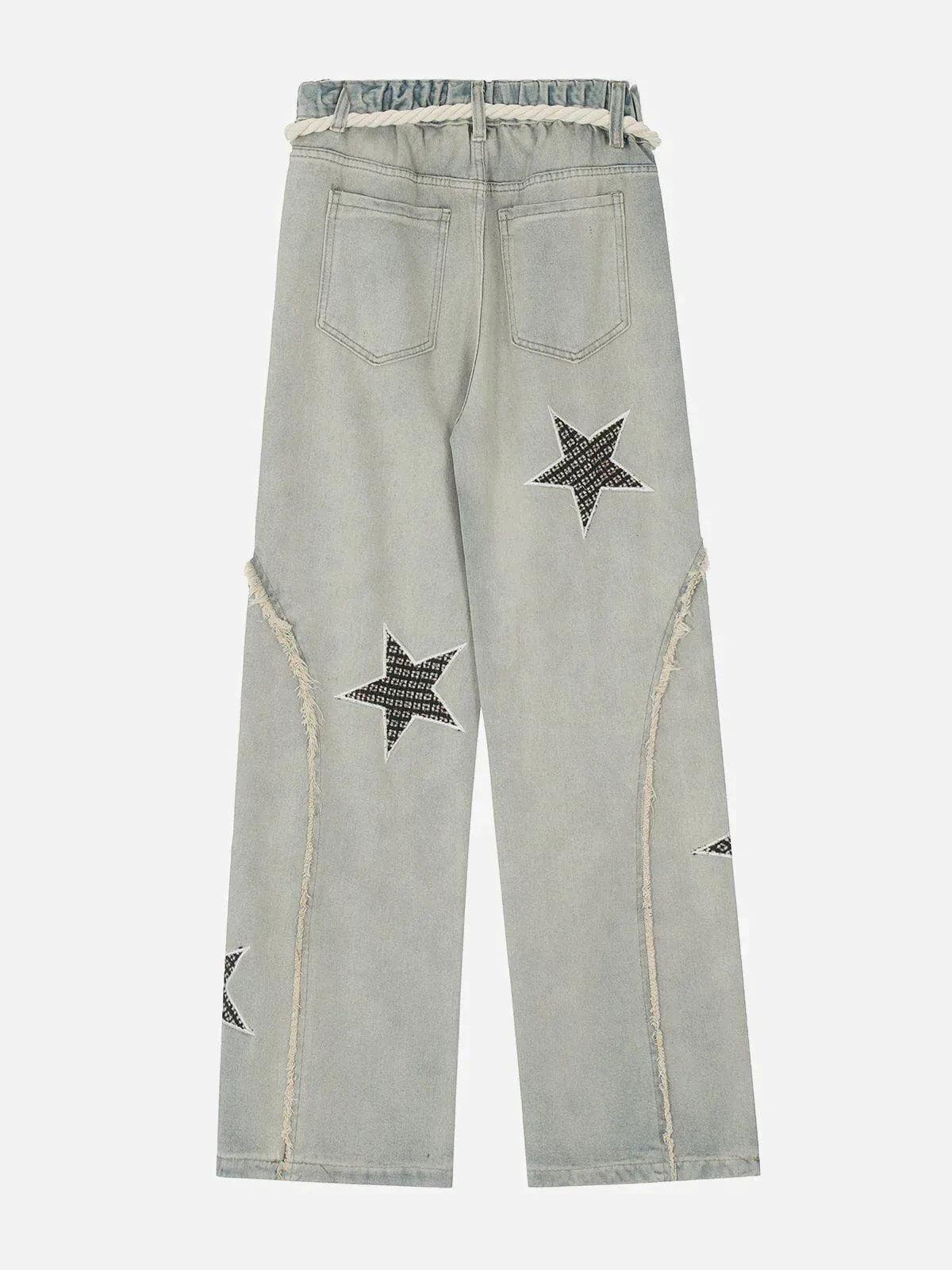 Concert Outfit Star Embroidery Jeans Concert Outfit Star Embroidery Jeans