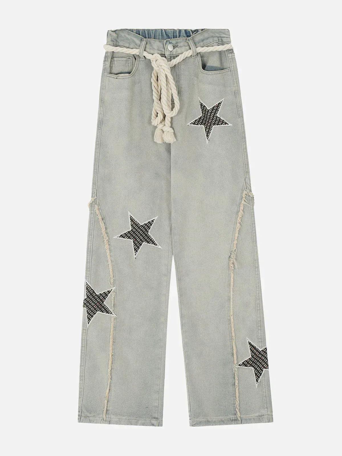Concert Outfit Star Embroidery Jeans Concert Outfit Star Embroidery Jeans